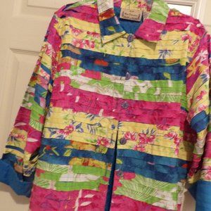 Colorful & Comfortable Cotton Jacket -  Lg.